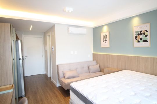 Studio de kitnet/studio para alugar com 1 quarto, 27m² em Passo D’areia, Porto Alegre