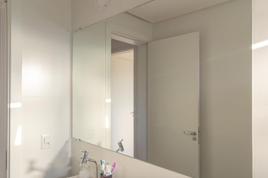 Banheiro social de apartamento para alugar com 2 quartos, 65m² em Nossa Senhora das Gracas, Canoas