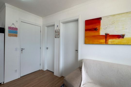Sala de apartamento à venda com 2 quartos, 35m² em Santo Amaro, São Paulo