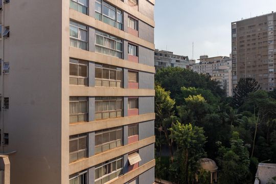 Vista da janela de apartamento à venda com 1 quarto, 60m² em Vila Buarque, São Paulo