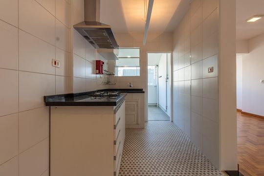 Cozinha de apartamento à venda com 1 quarto, 60m² em Vila Buarque, São Paulo