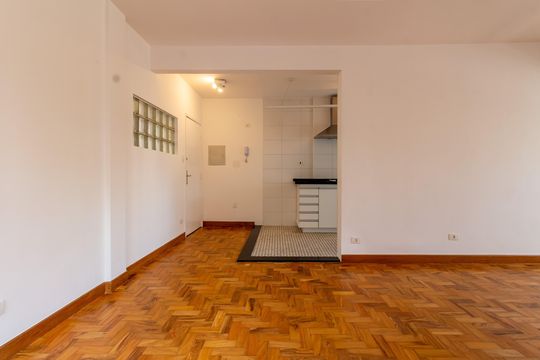 Sala de apartamento à venda com 1 quarto, 60m² em Vila Buarque, São Paulo