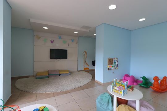 Área Comum - Brinquedoteca de apartamento à venda com 3 quartos, 59m² em Parque Jaçatuba, Santo André