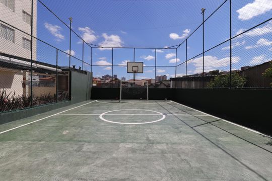 Área Comum - Quadra de apartamento à venda com 3 quartos, 59m² em Parque Jaçatuba, Santo André