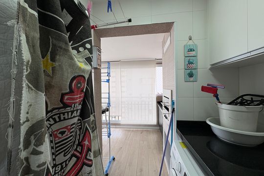 Área de Serviço de apartamento à venda com 3 quartos, 74m² em Vila Mangalot, São Paulo