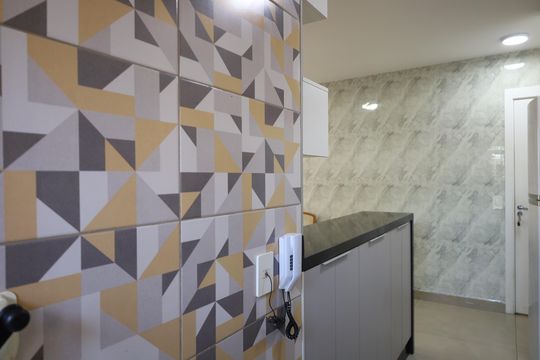 Cozinha de apartamento à venda com 2 quartos, 55m² em Colônia (zona Leste), São Paulo