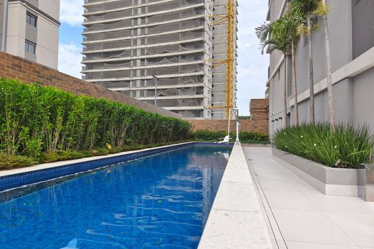 Piscina de apartamento para alugar com 1 quarto, 30m² em Vila Mariana, São Paulo