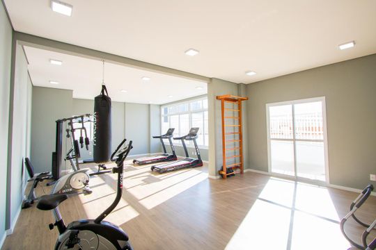 Área comum - Academia de apartamento à venda com 2 quartos, 55m² em Campestre, Santo André