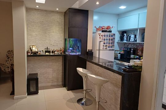 Cozinha de apartamento à venda com 3 quartos, 105m² em Icaraí, Niterói