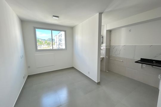 Sala de apartamento à venda com 1 quarto, 34m² em Piedade, Rio de Janeiro