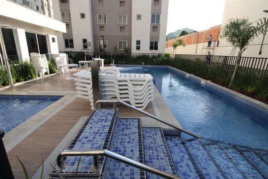 Área comum - Piscina de apartamento à venda com 1 quarto, 34m² em Piedade, Rio de Janeiro