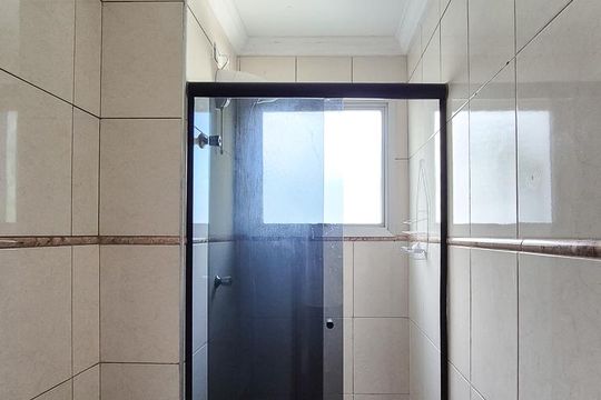 Banheiro da Suíte de apartamento à venda com 3 quartos, 68m² em Planalto, São Bernardo do Campo