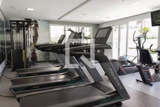 Área comum - Academia de apartamento para alugar com 1 quarto, 31m² em Vila Olímpia, São Paulo
