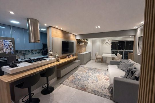 Sala de apartamento à venda com 2 quartos, 92m² em Tatuapé, São Paulo