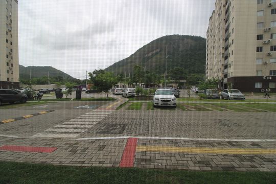 Área de serviço - Vista de apartamento à venda com 2 quartos, 45m² em Barra Olímpica, Rio de Janeiro