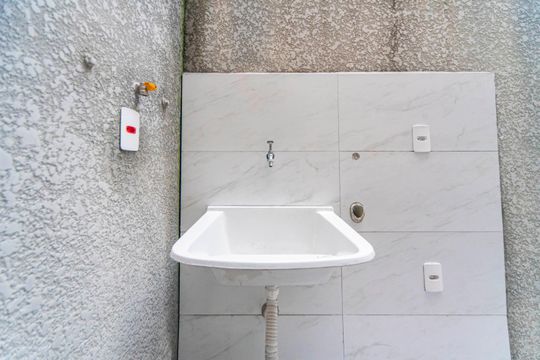 Quintal e Área de Serviço de apartamento à venda com 3 quartos, 69m² em Paraíso, Santo André