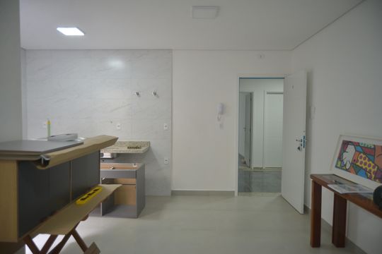 Sala de apartamento à venda com 2 quartos, 69m² em Paraíso, Santo André