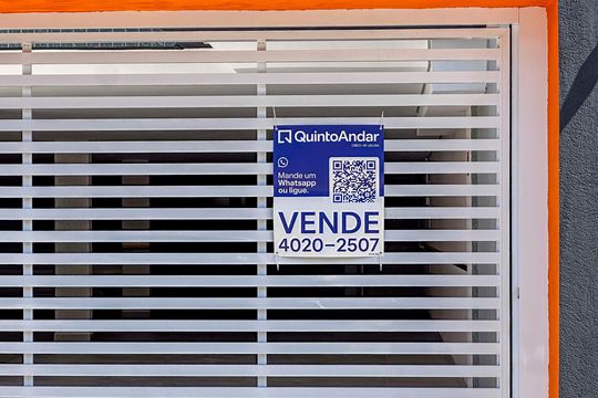 Placa Instalada na Fachada de apartamento à venda com 3 quartos, 110m² em Paraíso, Santo André