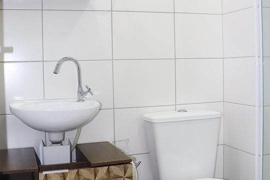 Banheiro de apartamento à venda com 1 quarto, 30m² em Consolação, São Paulo