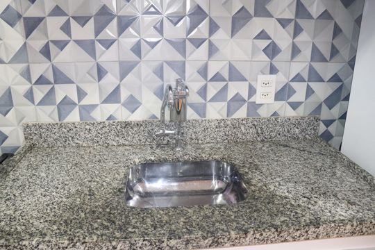 Cozinha de apartamento à venda com 1 quarto, 30m² em Consolação, São Paulo