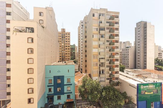 Vista do Quarto 3 de apartamento para alugar com 3 quartos, 112m² em Vila Buarque, São Paulo