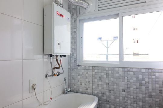 Área de Serviço de apartamento à venda com 2 quartos, 58m² em Vila Goncalves, São Bernardo do Campo