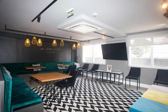 Área Comum - Cowork de kitnet/studio à venda com 1 quarto, 34m² em Cidade Baixa, Porto Alegre
