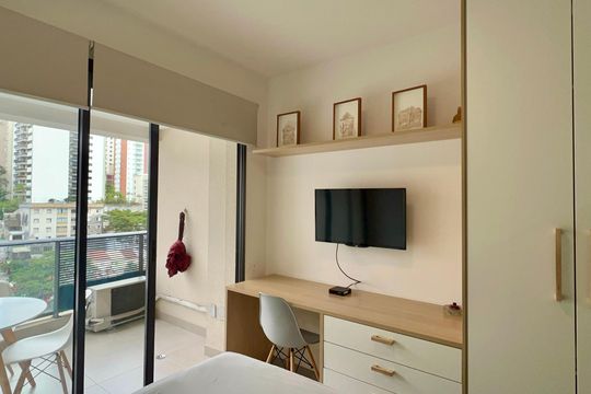 Studio de kitnet/studio à venda com 1 quarto, 27m² em Cerqueira César, São Paulo