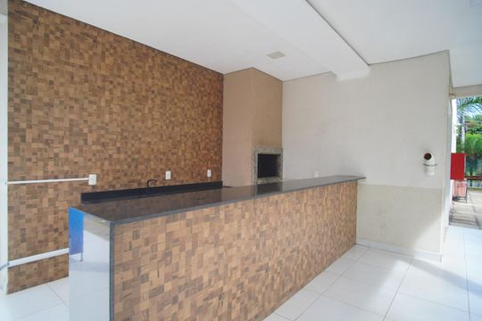 Área comum - Churrasqueira de apartamento à venda com 2 quartos, 41m² em Feitoria, São Leopoldo