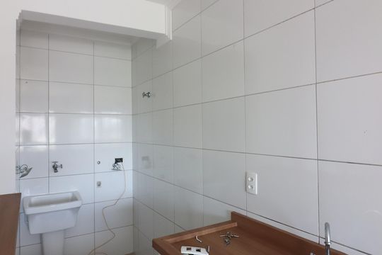 Cozinha e Área de Serviço de apartamento para alugar com 2 quartos, 52m² em Vila Judite, São Bernardo do Campo