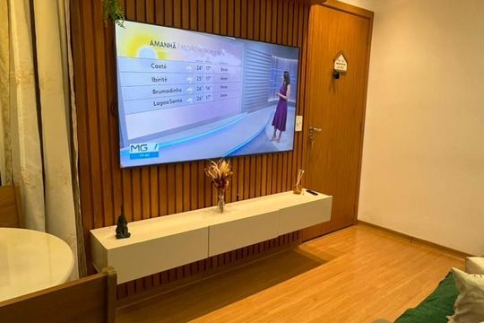 Sala de apartamento para alugar com 2 quartos, 40m² em Tres Barras, Contagem