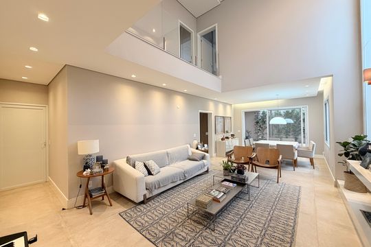 Sala de casa de condomínio à venda com 3 quartos, 329m² em Jardim Santa Teresa, Jundiaí