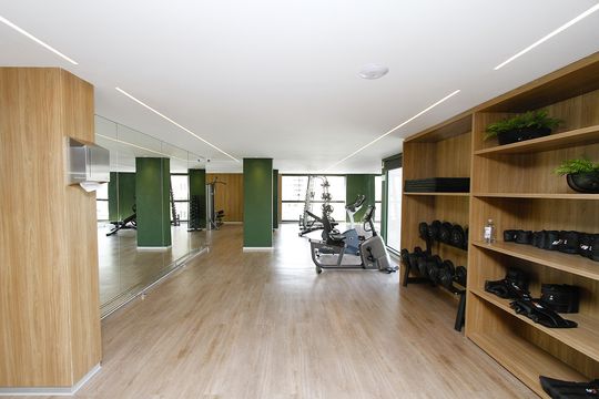 Área comum - Academia de apartamento à venda com 3 quartos, 70m² em Buritis, Belo Horizonte