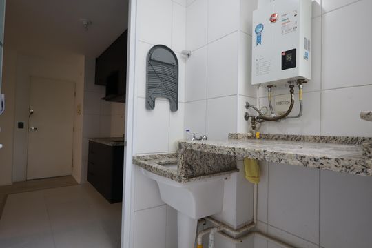 Área de Serviço de apartamento à venda com 2 quartos, 85m² em Jardim Caboré, São Paulo