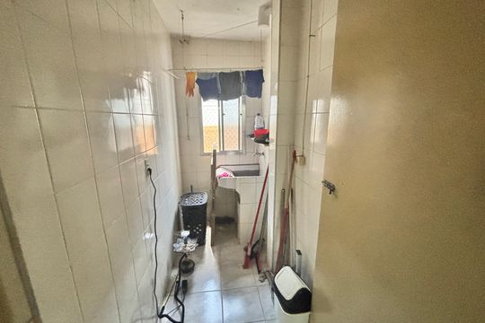 Área de Serviço de apartamento à venda com 2 quartos, 48m² em Conjunto Habitacional Padre Manoel da Nobrega, São Paulo