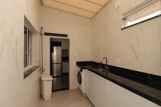 Área de Serviço de apartamento à venda com 2 quartos, 61m² em Parque Novo Oratório, Santo André
