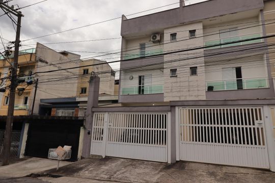 Fachada de apartamento à venda com 2 quartos, 61m² em Parque Novo Oratório, Santo André