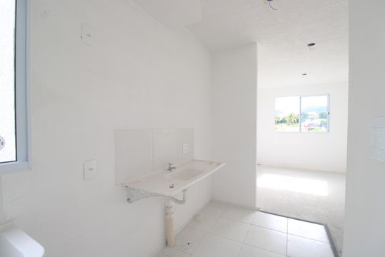 Cozinha de apartamento à venda com 2 quartos, 35m² em Taquara, Rio de Janeiro