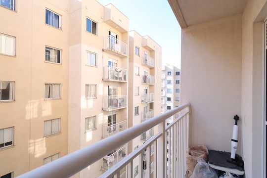 Varanda  de apartamento à venda com 2 quartos, 37m² em Barra Funda, São Paulo