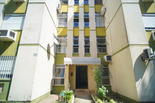 Fachada do bloco de apartamento à venda com 2 quartos, 49m² em São Miguel, São Leopoldo