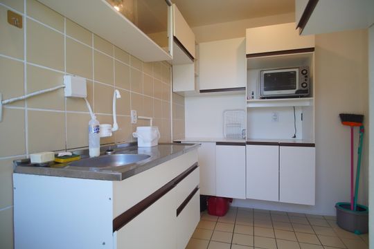 Cozinha de apartamento à venda com 2 quartos, 49m² em São Miguel, São Leopoldo