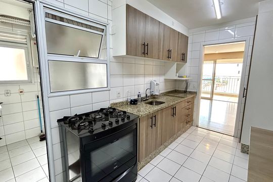 Cozinha de apartamento para alugar com 3 quartos, 110m² em Vila Leonor, Guarulhos