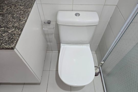Banheiro da Suíte 1 de apartamento para alugar com 3 quartos, 110m² em Vila Leonor, Guarulhos