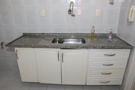 Cozinha de apartamento à venda com 3 quartos, 71m² em Pompeia, São Paulo