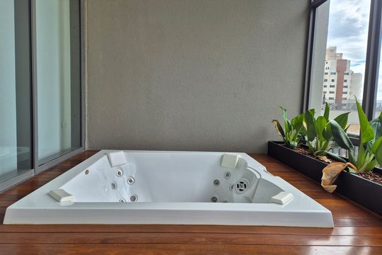 Área externa de apartamento à venda com 3 quartos, 189m² em Chácara Klabin, São Paulo