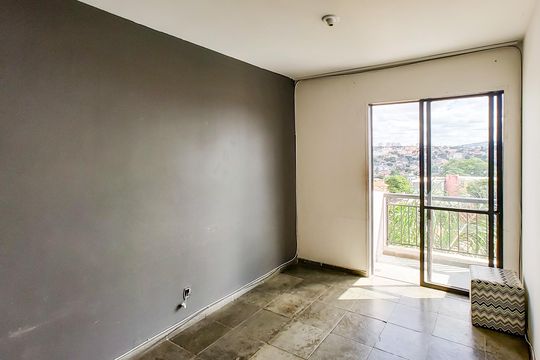 Sala de apartamento à venda com 3 quartos, 77m² em Santa Branca, Belo Horizonte