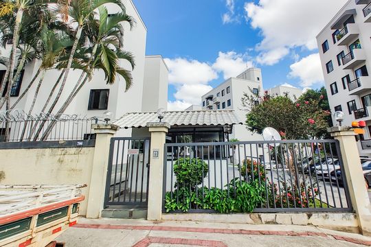 Fachada de apartamento à venda com 3 quartos, 77m² em Santa Branca, Belo Horizonte