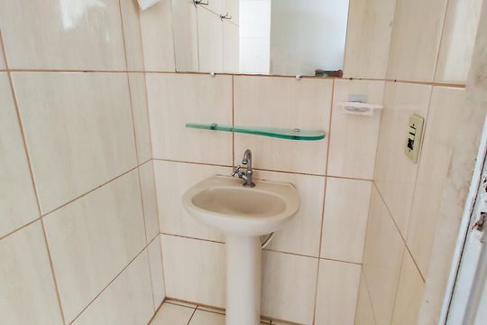 Banheiro de apartamento à venda com 3 quartos, 77m² em Santa Branca, Belo Horizonte