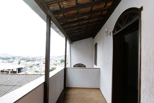 Varanda da Sala de casa à venda com 6 quartos, 390m² em São Marcos, Belo Horizonte