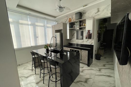 Cozinha de kitnet/studio à venda com 1 quarto, 43m² em Copacabana, Rio de Janeiro